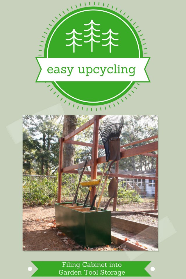 Easy Upcycling Filing Cabinet Into Garden Storage Sustainablog
