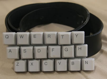 keyboard belt