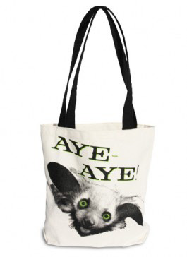 aye-aye cotton charity bag
