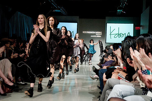 sustainable fashion on the runway