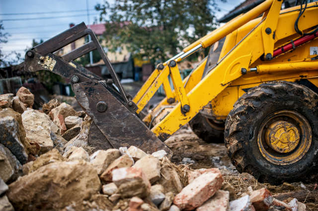 construction site waste