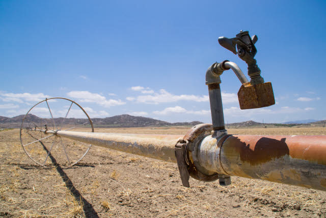 water use limited by drought