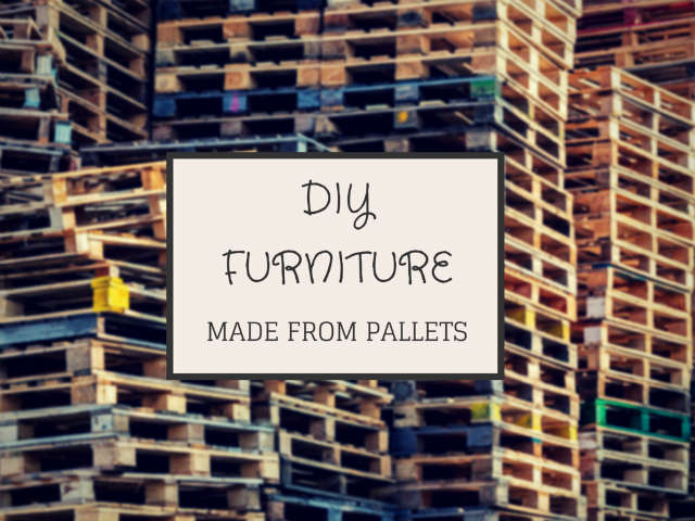 diy pallet furniture