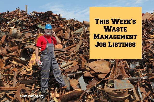 this week's waste management job listings