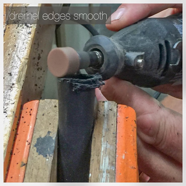 dremel edges smooth